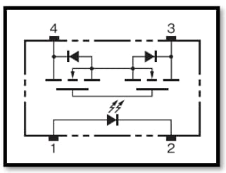 Schaltplan - Omron Electronics G3VM-QR MOSFET-Relais