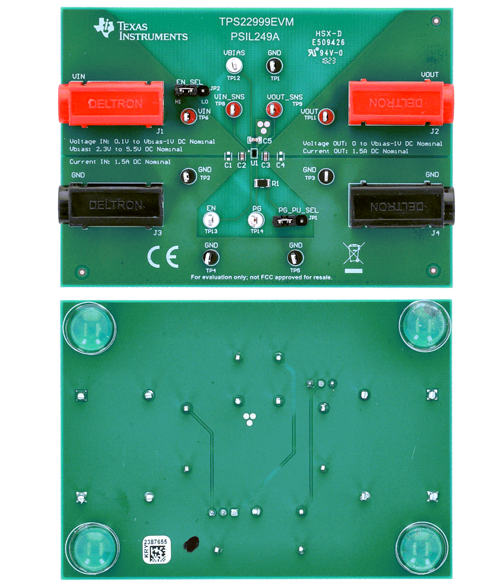 Texas Instruments TPS22999EVM Evaluierungsmodul