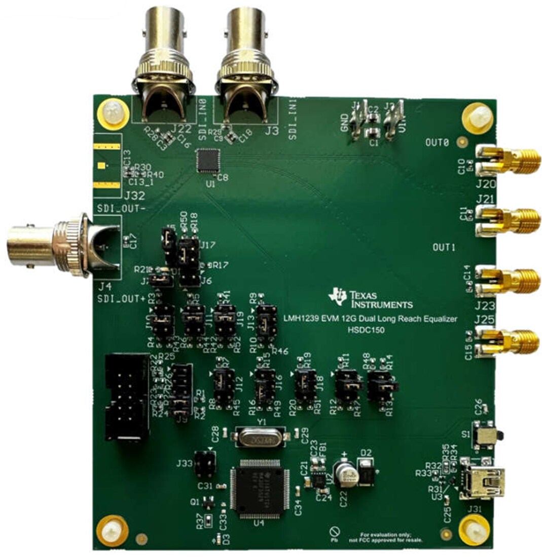 Schaltungsanordnung - Texas Instruments LMH1239EVM Reclocker-Evaluierungsmodul (EVM)
