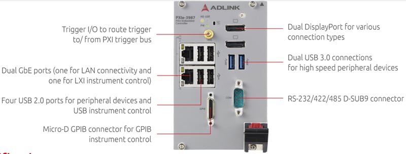 ADLINK Technology PXIE-39X Embedded-Express-Controller