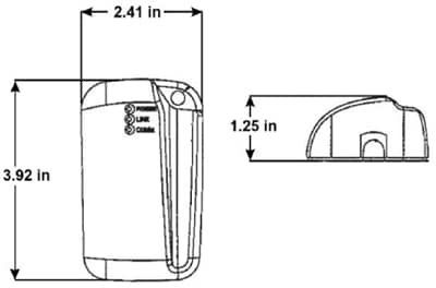 Technische Zeichnung - Advantech ABDNA Enterprise Drahtlose Brücken und Zugangsrouter