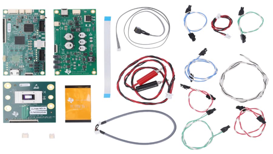 Tabelle - Texas Instruments DLP4620SQ1EVM Evaluierungsmodul (EVM)