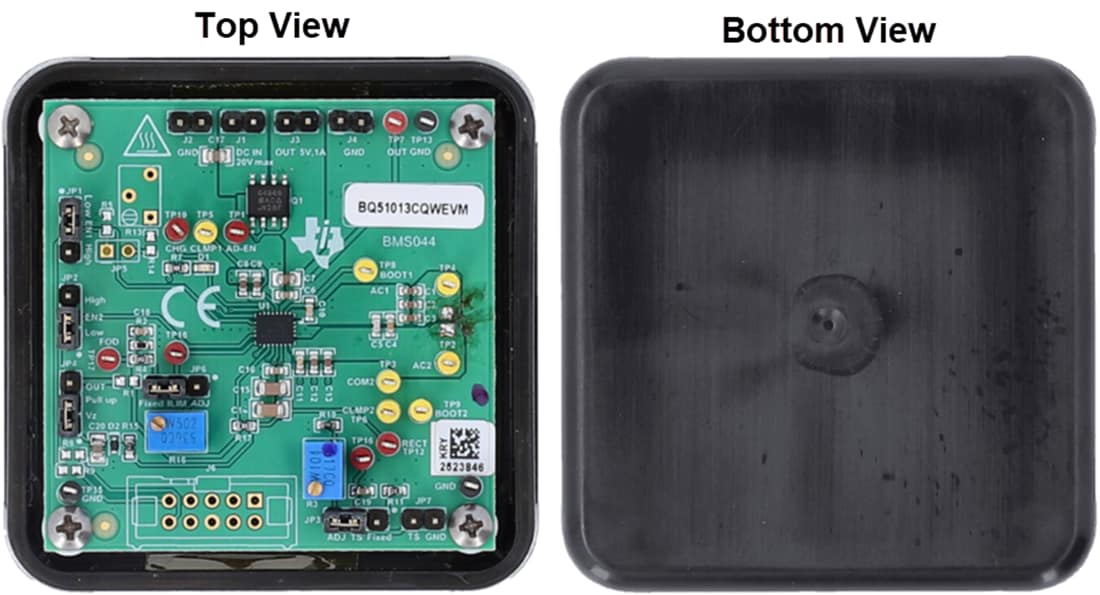 Technische Zeichnung - Texas Instruments bq51013C-Q1EVM Evaluierungsmodul (EVM)