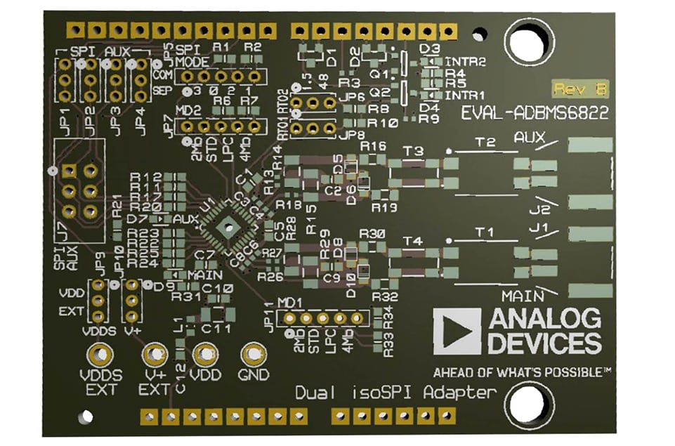 Analog Devices Inc. EVAL-ADBMS6822 Evaluierungsboard