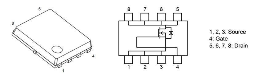 Tabelle - Toshiba TPH1400CQ5 n-Kanal-Silizium-MOSFETs