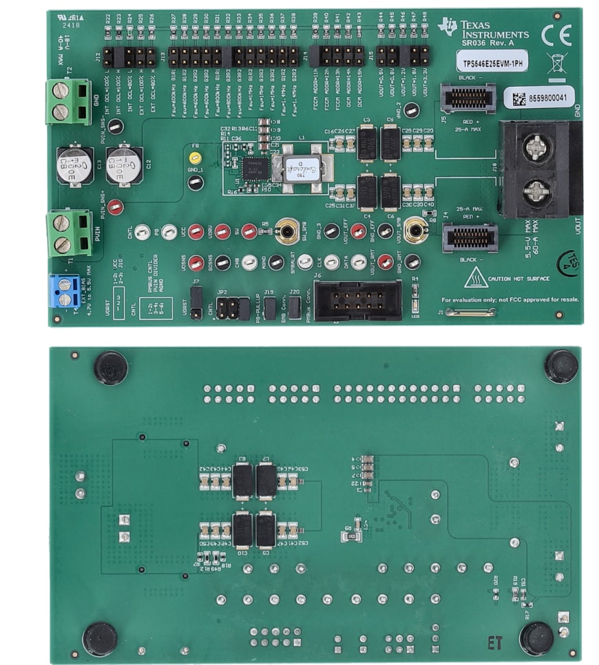 Texas Instruments TPS546E25EVM-1PH Evaluierungsmodul