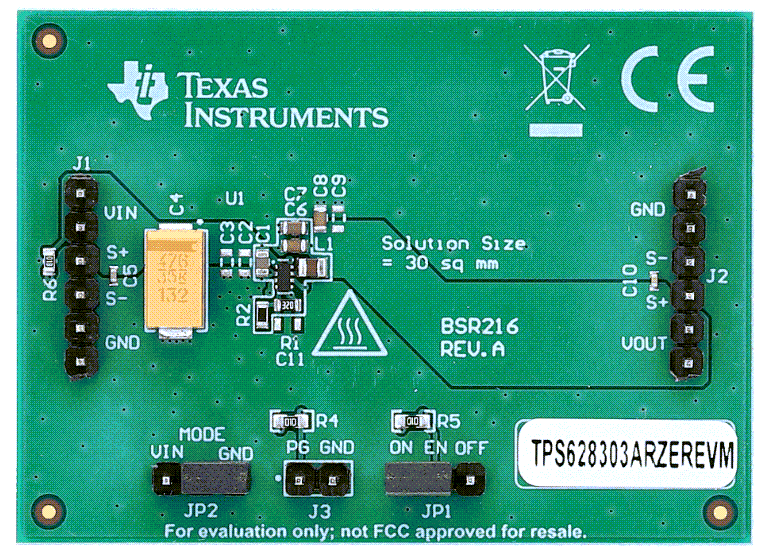 Texas Instruments TPS62830xRZEREVM Evaluierungsmodule