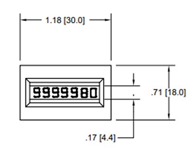 Chart - Trumeter 40 Series Electromechanical Totalizers