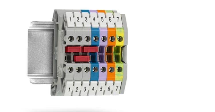 Tabelle - Phoenix Contact Reihenklemmen der Baureihe UT 1,5 mm