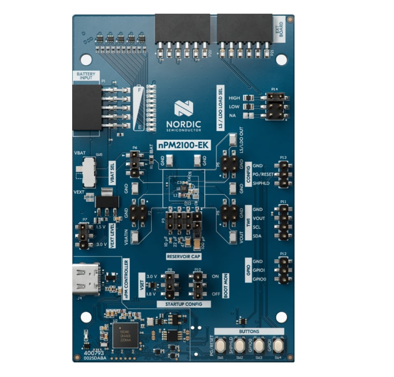 Nordic Semiconductor nPM2100 EK Evaluierungskit