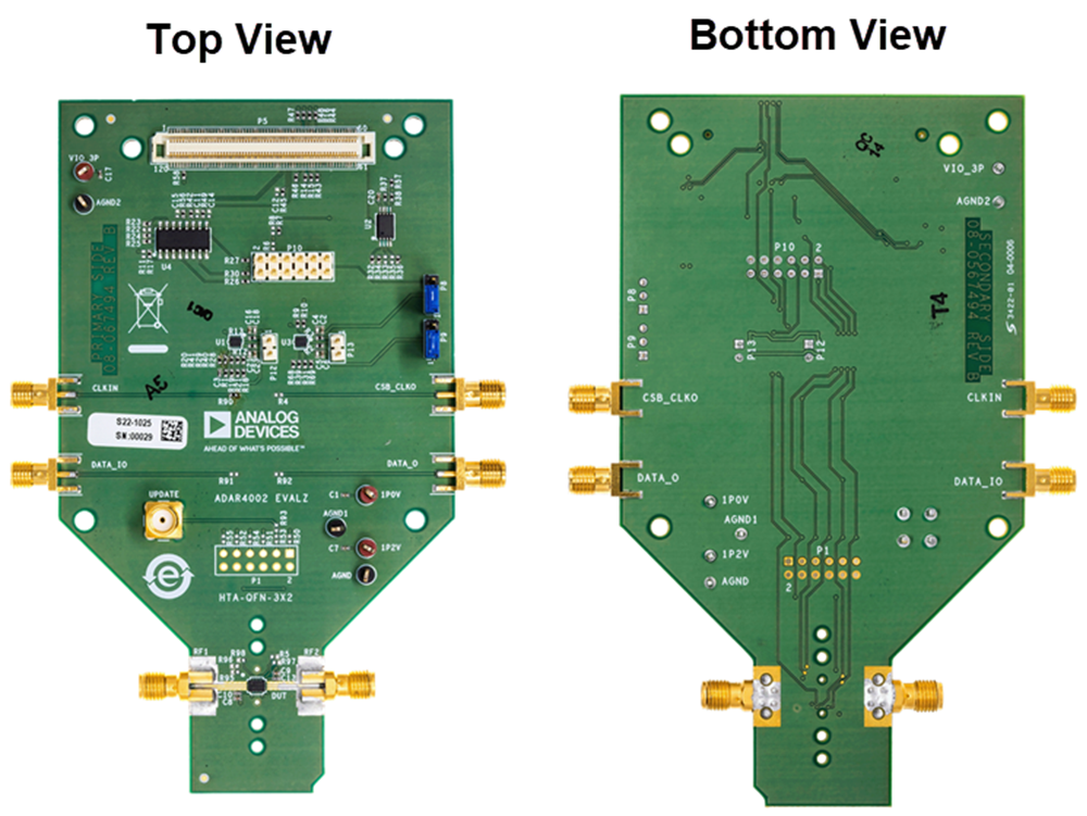 Technische Zeichnung - Analog Devices Inc. ADAR4002-EVALZ Evaluationsboard