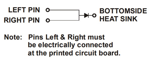 Schaltplan - Diodes Incorporated DTH1006P5 Glaspassivierter Gleichrichter mit schneller Erholung