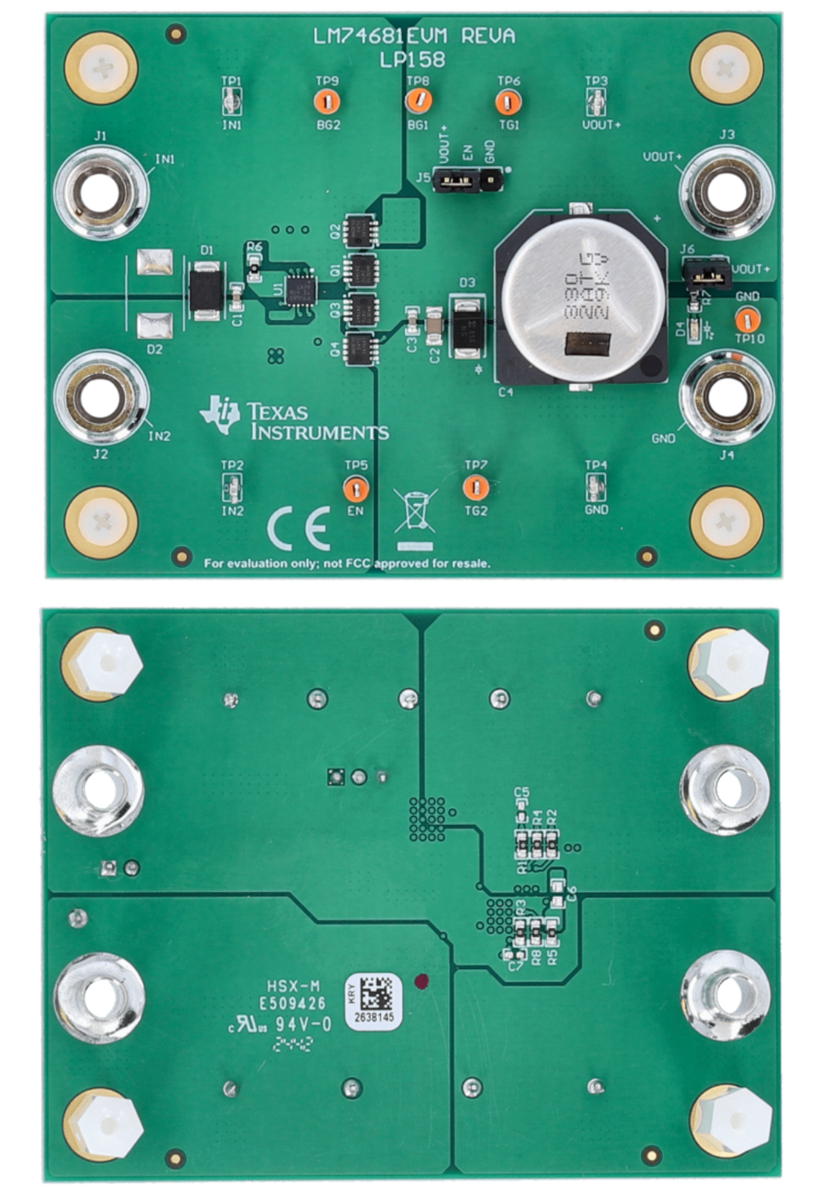 Texas Instruments  LM74681EVM Evaluierungsmodul