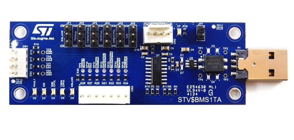 Schaltungsanordnung - STMicroelectronics STEVAL-BMS1T Dongle zum Umwandeln von SPI-Signalen
