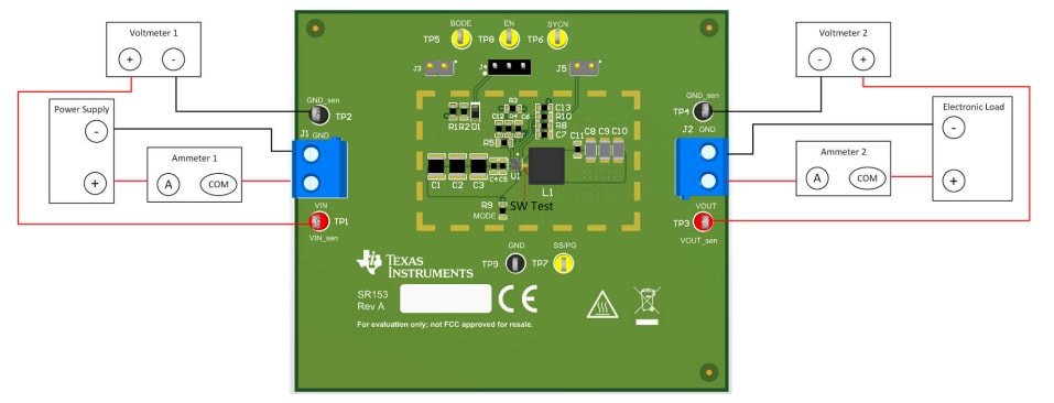 Schaltungsanordnung - Texas Instruments TPS543521EVM Evaluierungsmodul