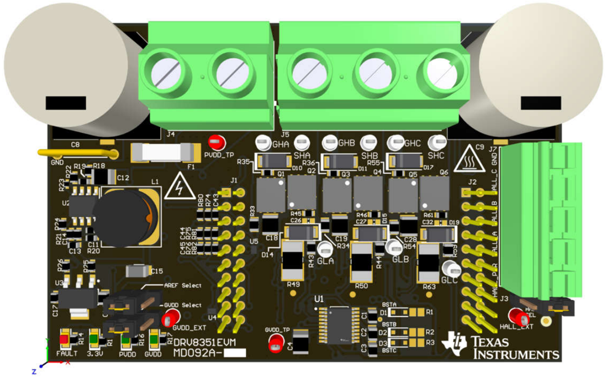 Texas Instruments DRV8351EVM Treiber-Evaluierungsmodul (EVM)