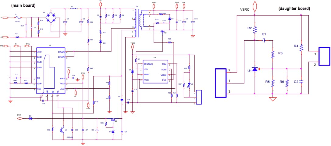 Schaltplan - STMicroelectronics EVLVIPGAN50WF Evaluationsboard