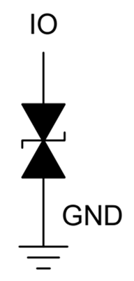 Blockdiagramm - Texas Instruments ESD501/ESD501-Q1 ESD-Diode mit niedriger Kapazität