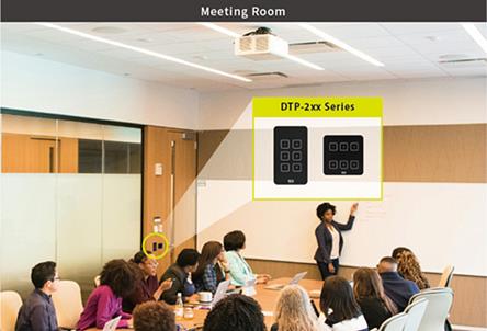 Infografik - MEAN WELL DTP-2x DALI-2 Beleuchtungs-Touchpanels (Drucktaste)