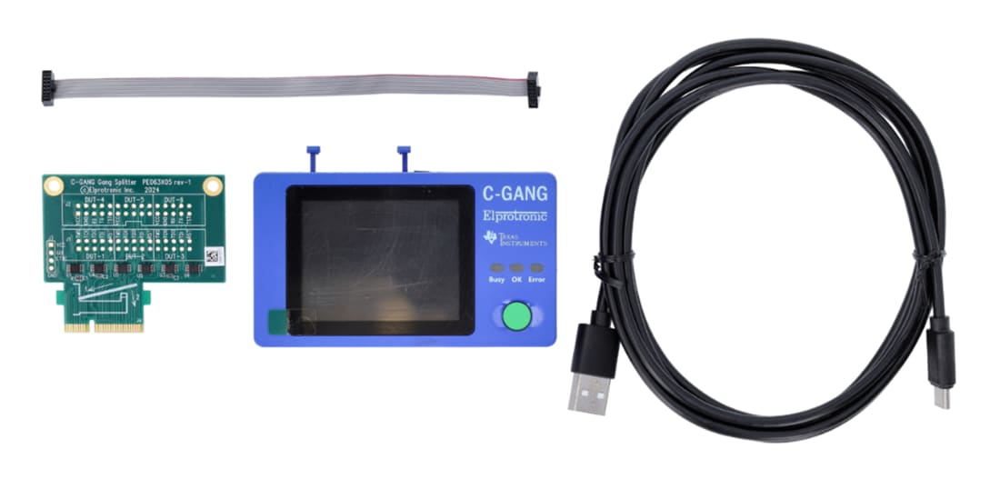 Technische Zeichnung - Texas Instruments C-GANG Kostengünstiger Gang-Programmierer