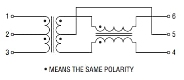 Schaltplan - Bourns SM91523AL Planar-Transformator für Fahrzeug-BMS
