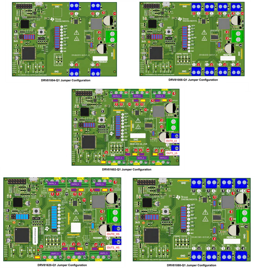 Texas Instruments  Evaluierungsmodule DRV81xx-Q1EVM 