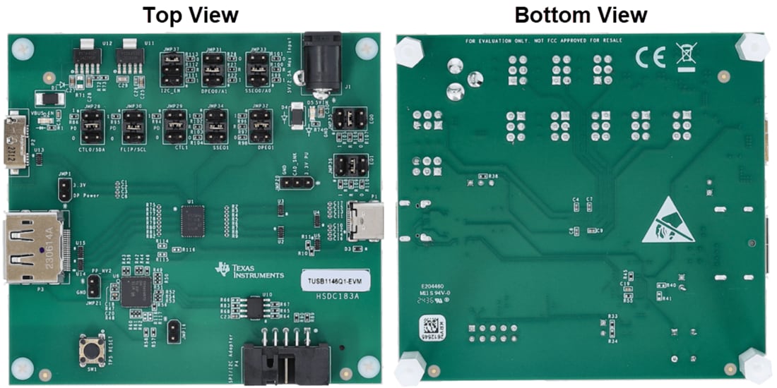 Schaltungsanordnung - Texas Instruments TUSB1146Q1-EVM Schalter-Evaluationsmodul
