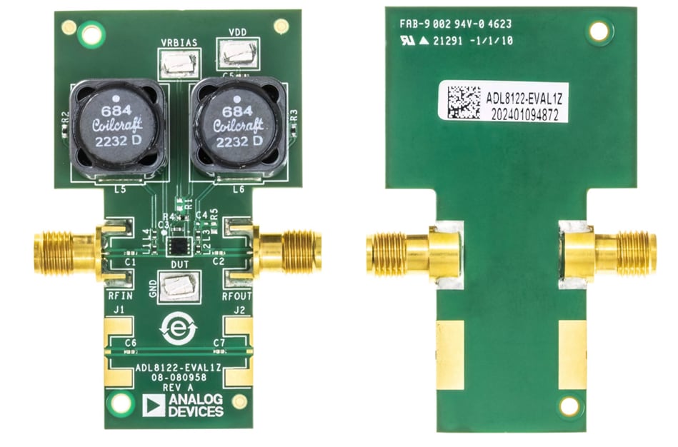 Analog Devices Inc. ADL8122-EVAL1Z Evaluierungsboard