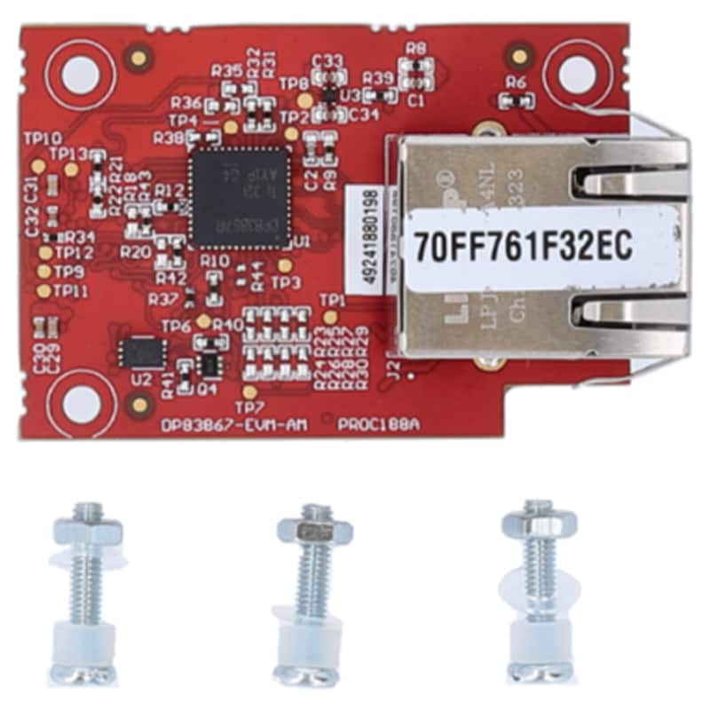 Technische Zeichnung - Texas Instruments DP83867-EVM-AM Ethernet-PHY-Add-On-Board