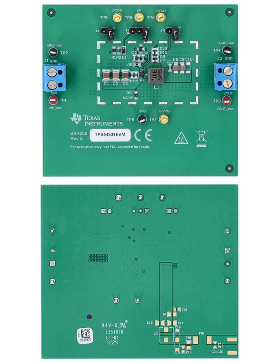 Texas Instruments TPS54538EVM Evaluierungsmodul