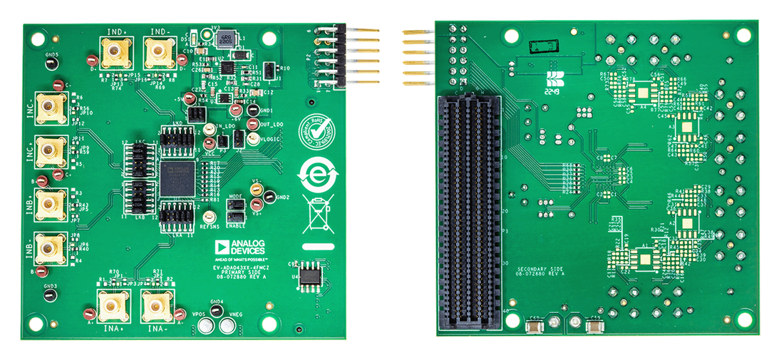 Analog Devices Inc. EV-ADAQ4370 EV-ADAQ4380, & EV-ADAQ4381 Bretter