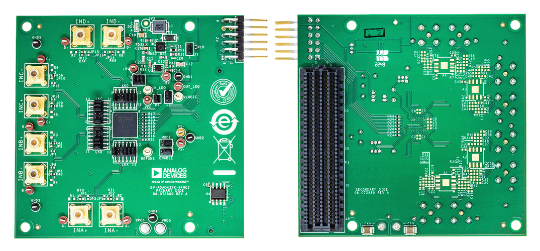 Analog Devices Inc. EV-ADAQ4370 EV-ADAQ4380, & EV-ADAQ4381 Bretter