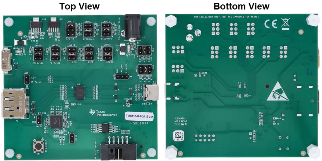 Schaltungsanordnung - Texas Instruments TUSB5461Q1-EVM Schalter-Evaluationsmodul