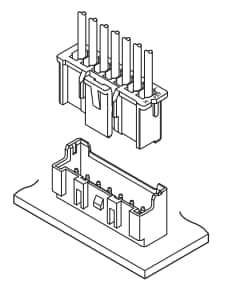 Block Diagram - JST Connectors XA 2.5mm Wire-to-Board Connectors