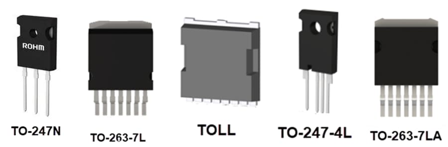 Tabelle - ROHM Semiconductor 750 V n-Kanal-SiC-MOSFETs