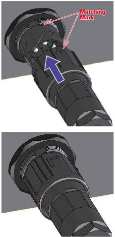 Bajonettverriegelung