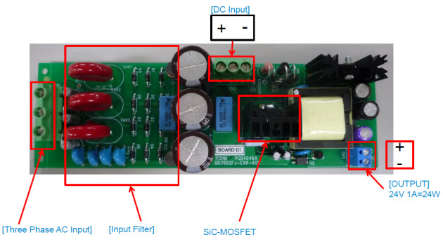 ROHM Semiconductor BD7682FJ-LB-EVK-402 Testplatinen-Diagramm (Ansicht von oben)