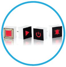 VCC CTH-Baureihe Kapazitive Berührungssensor-Displays