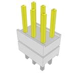 Samtec HW-03-08-S-D-215-110 Vergrößertes Bild